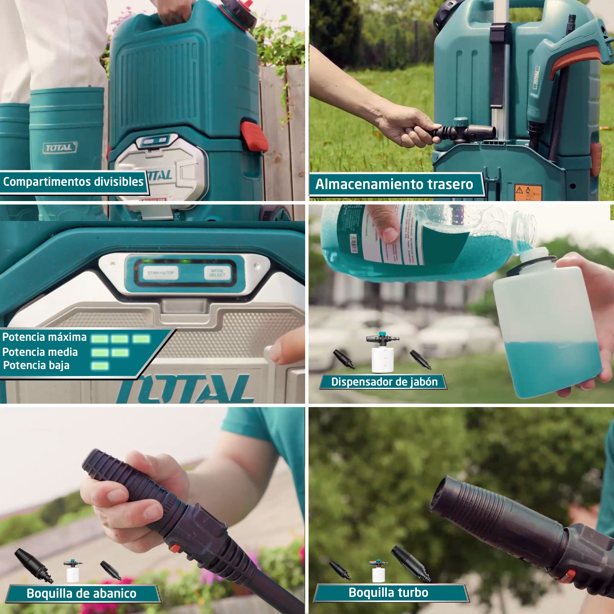 Nettoyeur d'eau à pression à batterie  TPWLI4006 | 40 V