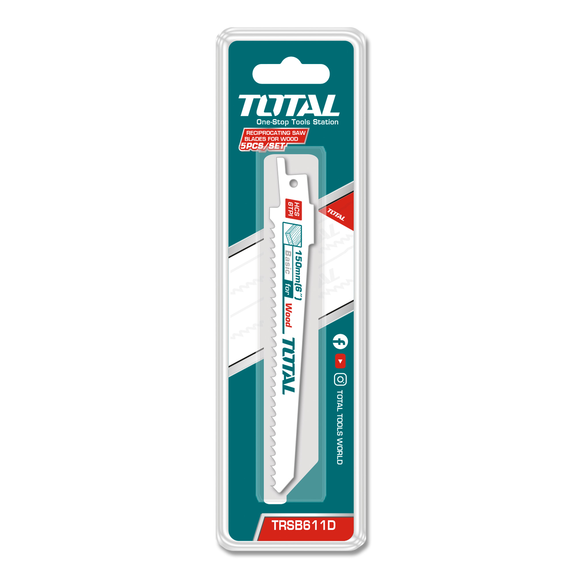 Scies sabre  TRSB611D | 150 x 19 x 1,2 mm
