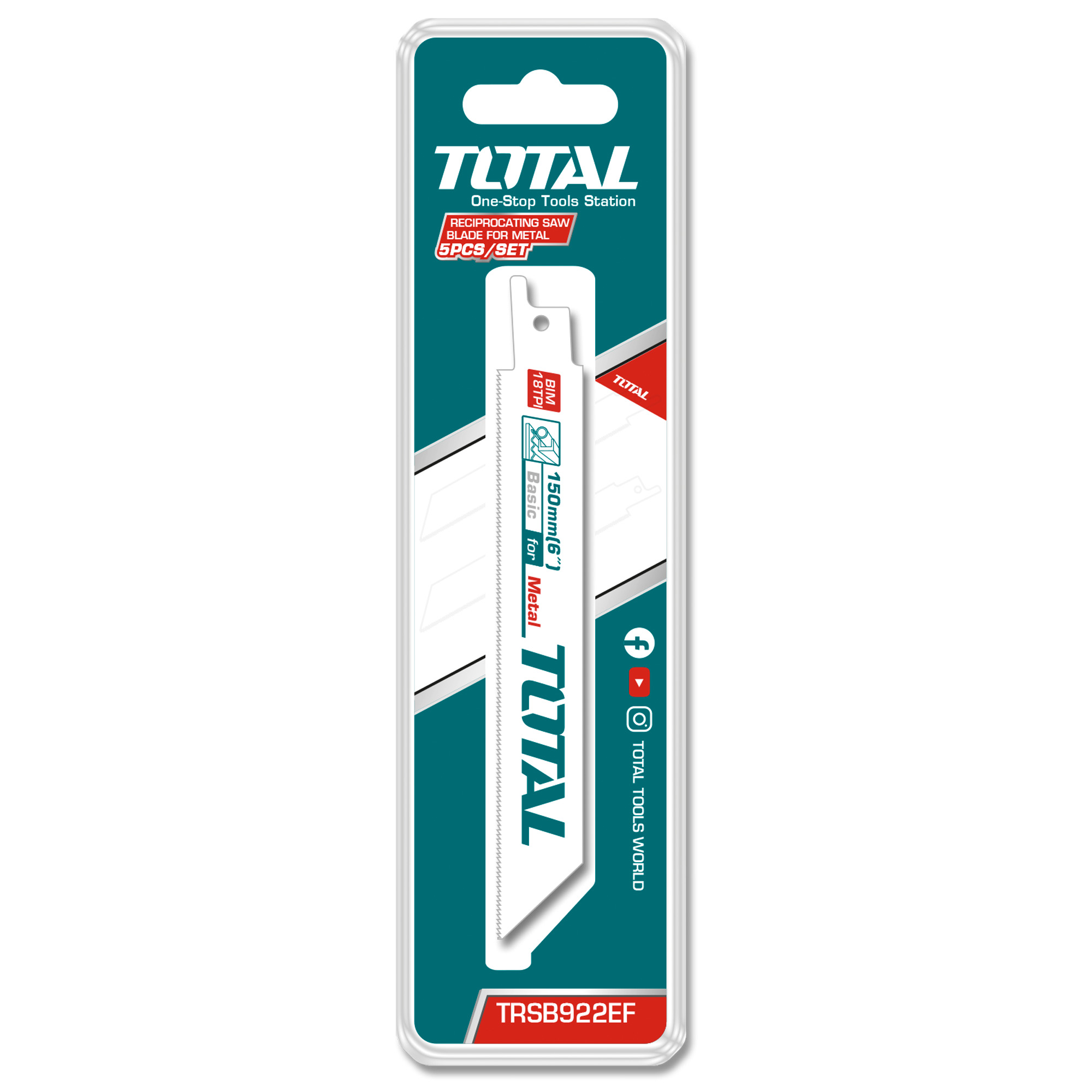 Scies sabre  TRSB922EF | 150 x 19 x 1,2 mm