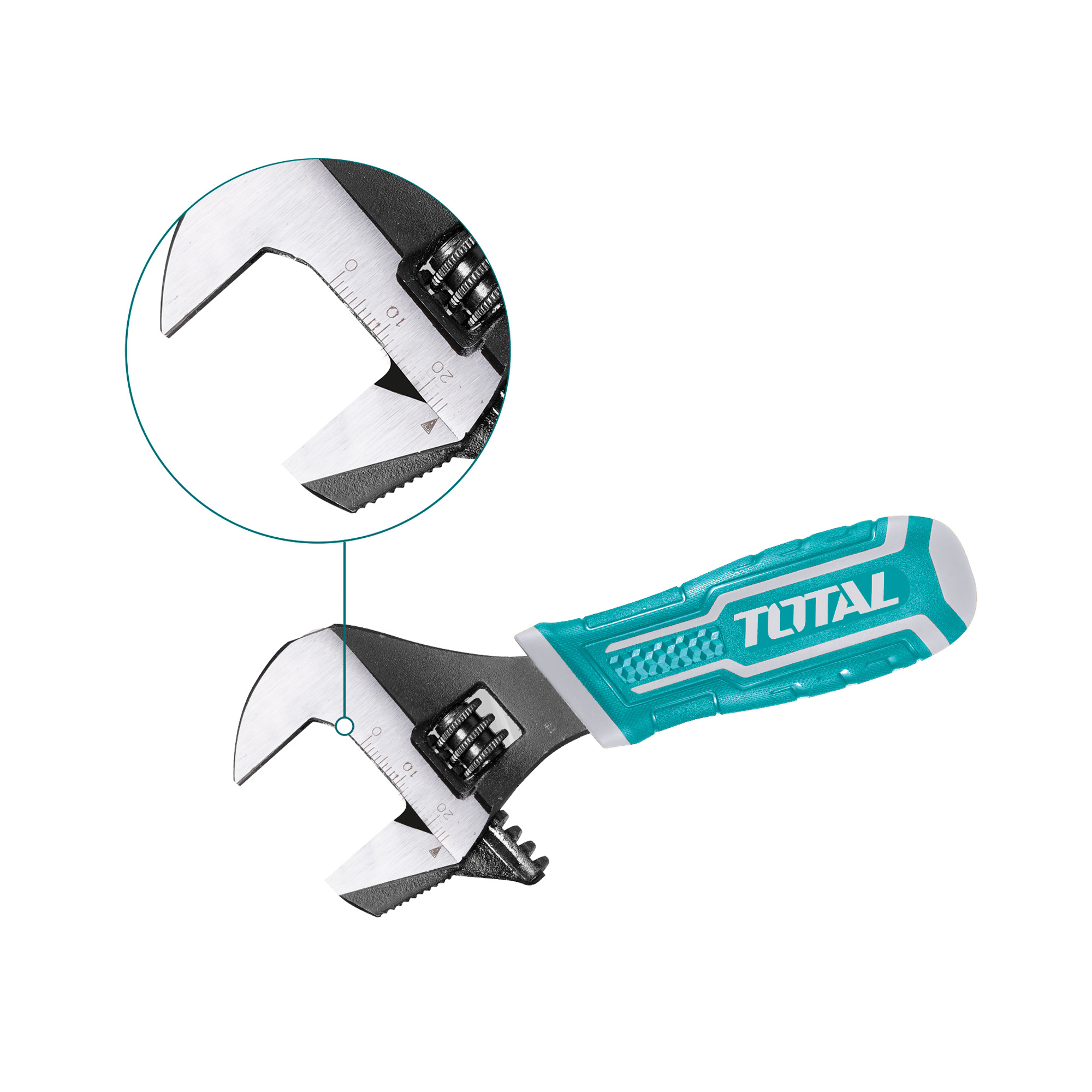Clé à molette mini avec mâchoire réversible  THT1016S | 156 mm