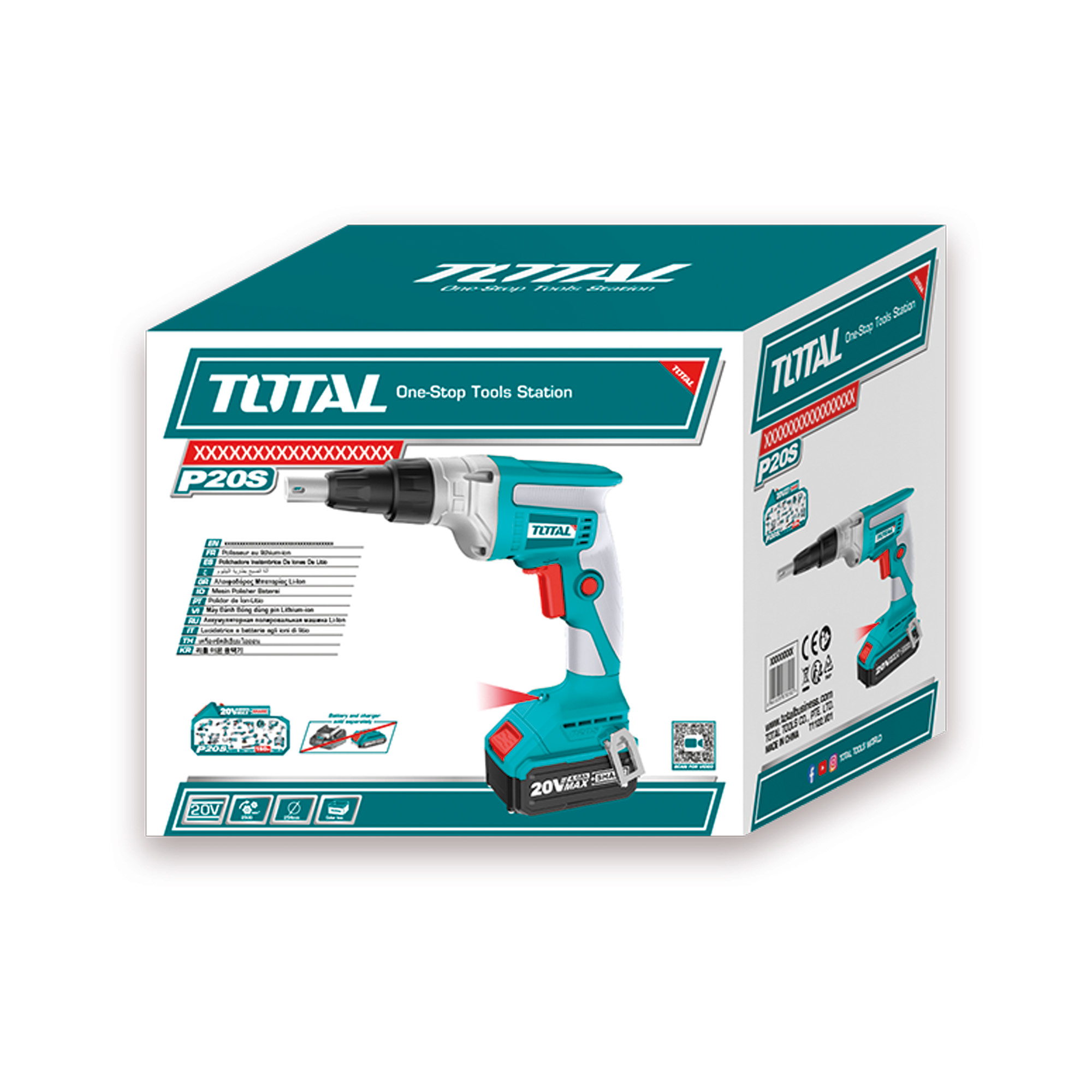 Perceuse visseuse pour plaques de plâtre  TDSLI2042006 | 20 V
