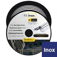 Bobine de fil pour soudure INOX