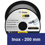Bobine diamètre 200 mm pour soudure INOX
